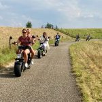 bedrijfsuitje op scooter