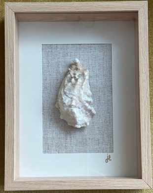 Parelmoer oester in lijst