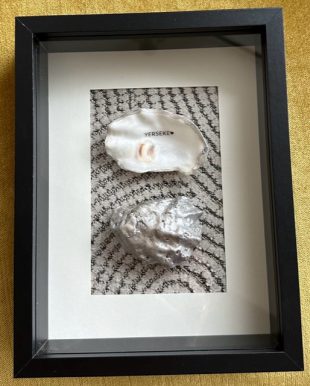Zilveren oesters in lijst