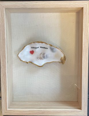 Lieve mama oester in lijst