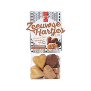 Zeeuwse hartjes caramel gold chocolade